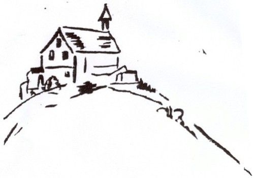 Kapelle Zeichnung