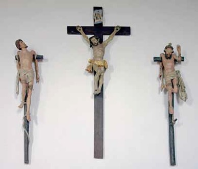 Gotisch-barocke Kreuzigungsgruppe